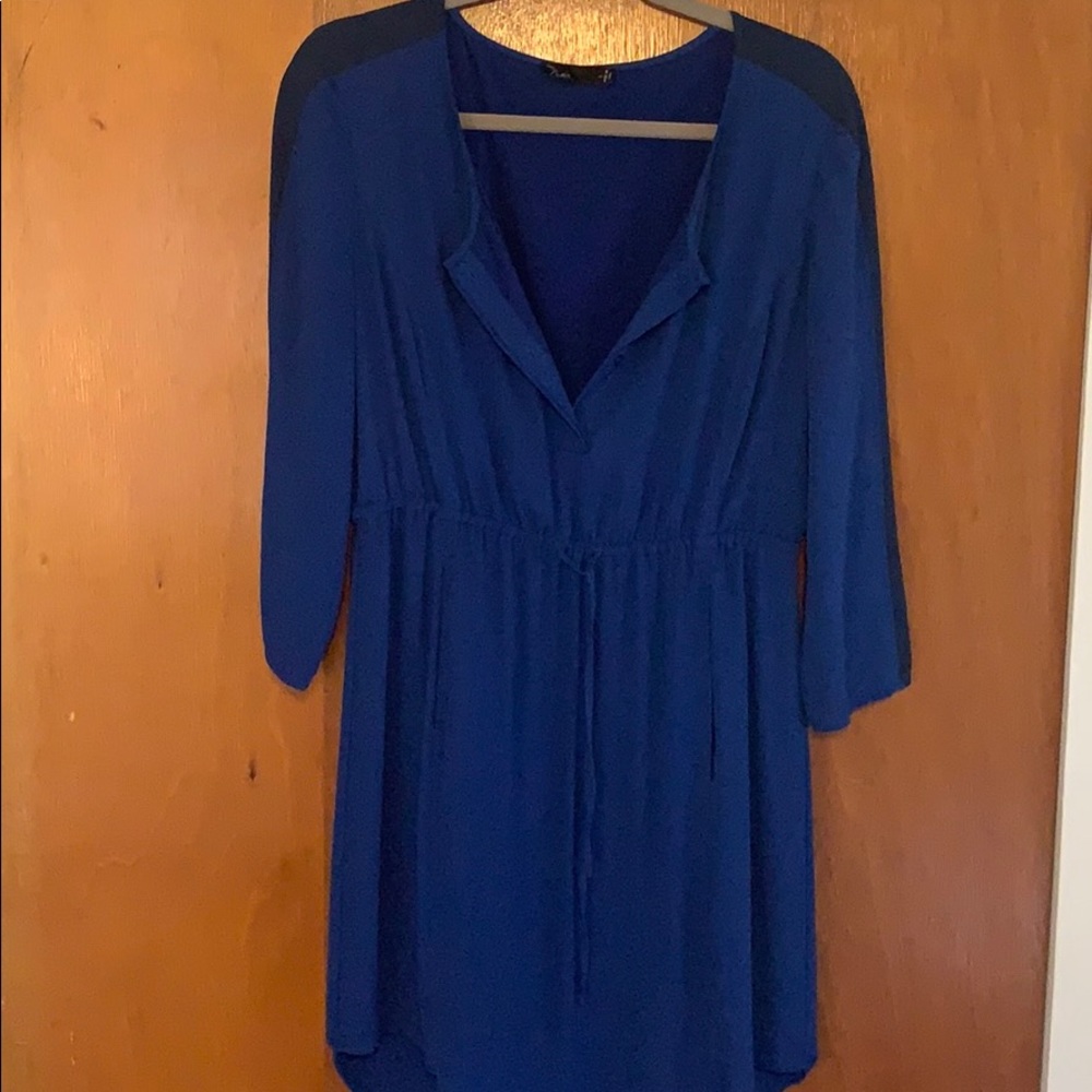 Blue noir dress